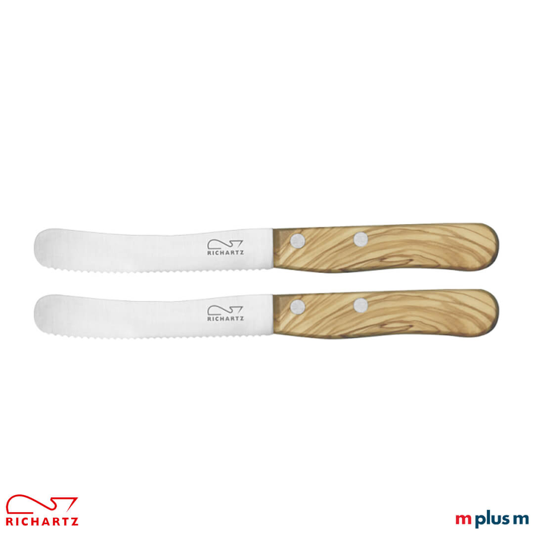 Richartz Best Friends Bread and Butter - Küchenmesser Olive Set 'Olive' Richartz Küchenmesser-Set