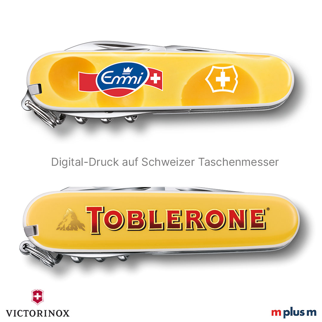 Vollfarbiger Digitaldruck auf Schweizer Taschenmesser von Victorinox