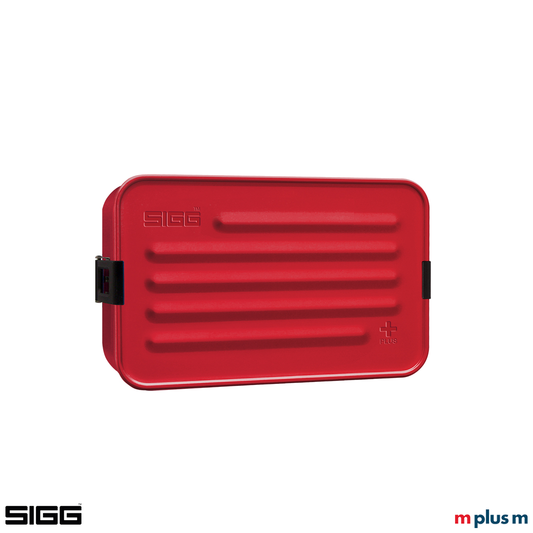 SIGG Metall Box Größe S in der Farbe Rot