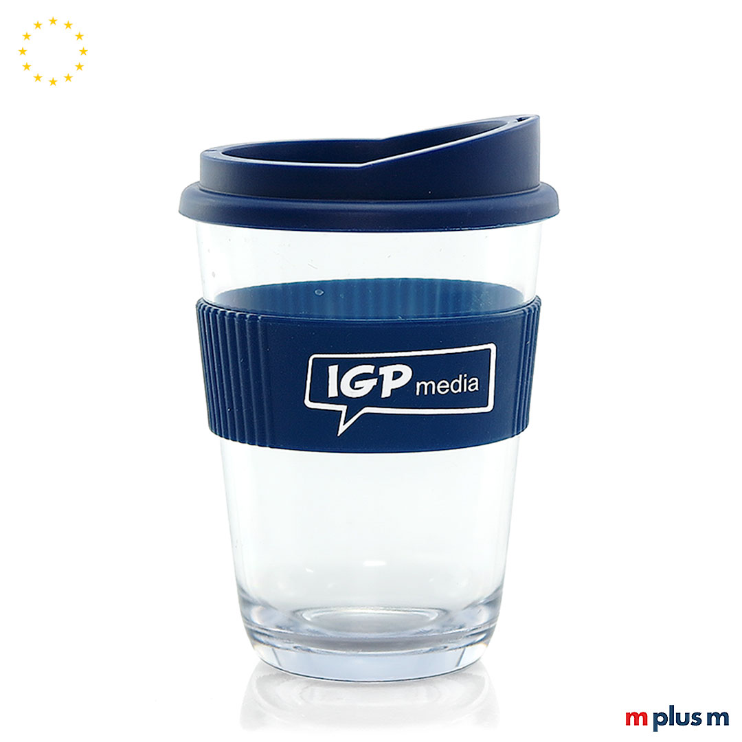 Cristallino Mehrweg Kaffeebecher aus Europa mit Logo Druck