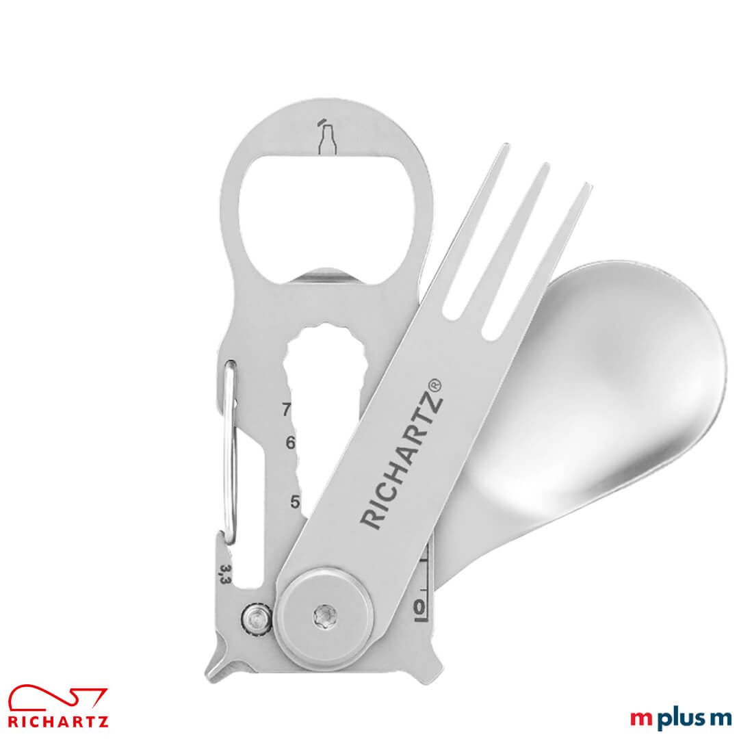 Richartz Schlüsselanhänger Key Tool Plus Snack ausgeklappt 'Key Tool Plus Snack' Richartz