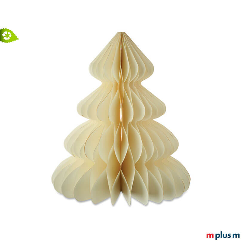 PopUp Papier Weihnachtsbaum Groß aus Europa, ca. 30 cm hoch, aus 70 % Recyclingpapier, mit Magnetverschluss – ideal als Werbeartikel, Geschenk & nachhaltiges Corporate Gift