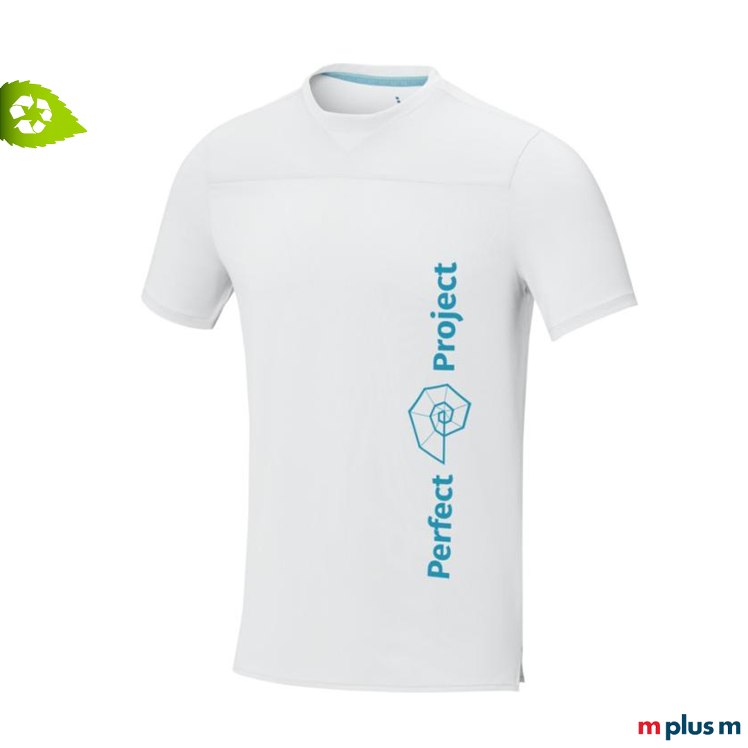 Individuelles Sport T-Shirt aus recyceltem Material für Teamausstattung mit Logo