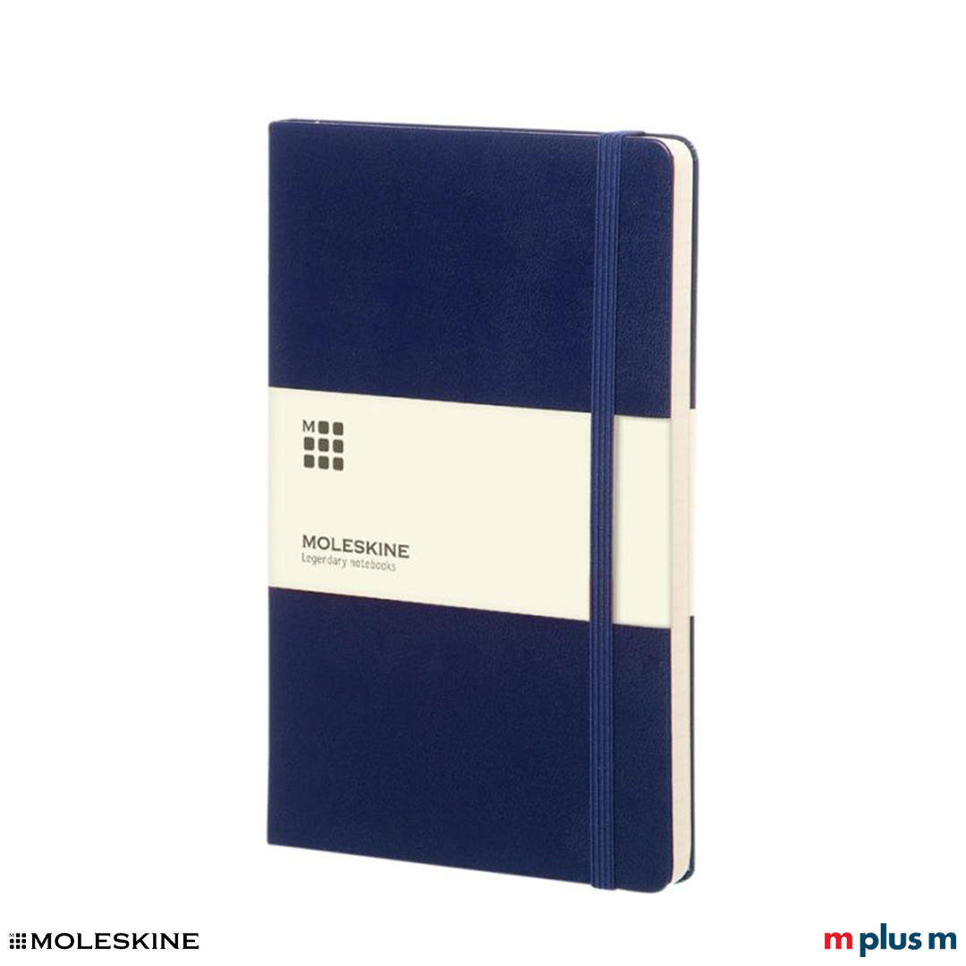 Moleskine Notizbuch Classic Harrdcover L in der Farbe Dunkelblau/Berliner Blau