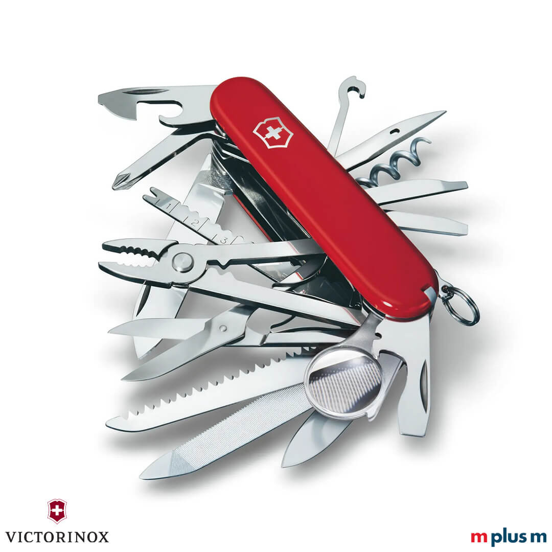 Großes Swiss Champ Taschenmesser als Werbegeschenk Großes Swiss Champ Taschenmesser als Werbegeschenk