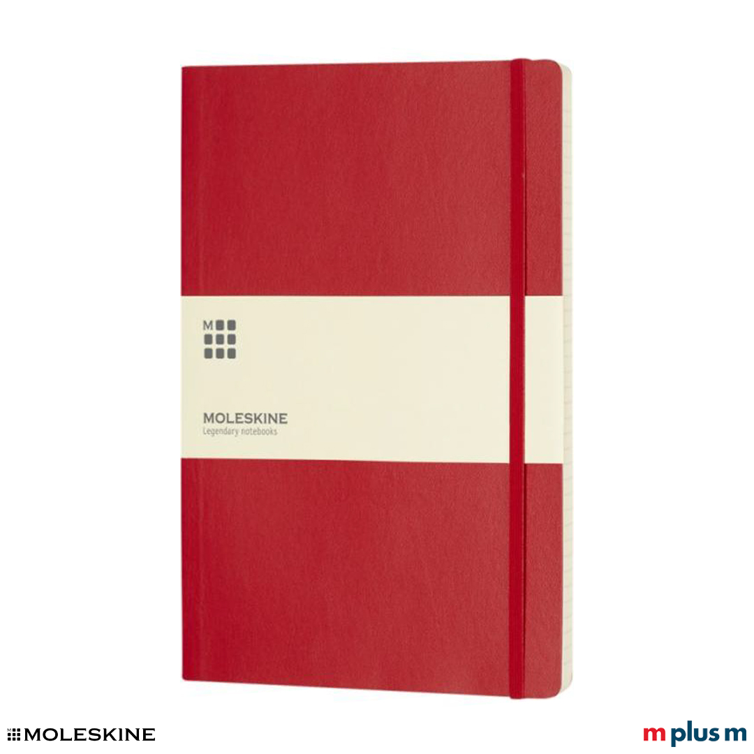 Moleskine Classic Softcover XL in der Farbe Rot/Scharlachrot