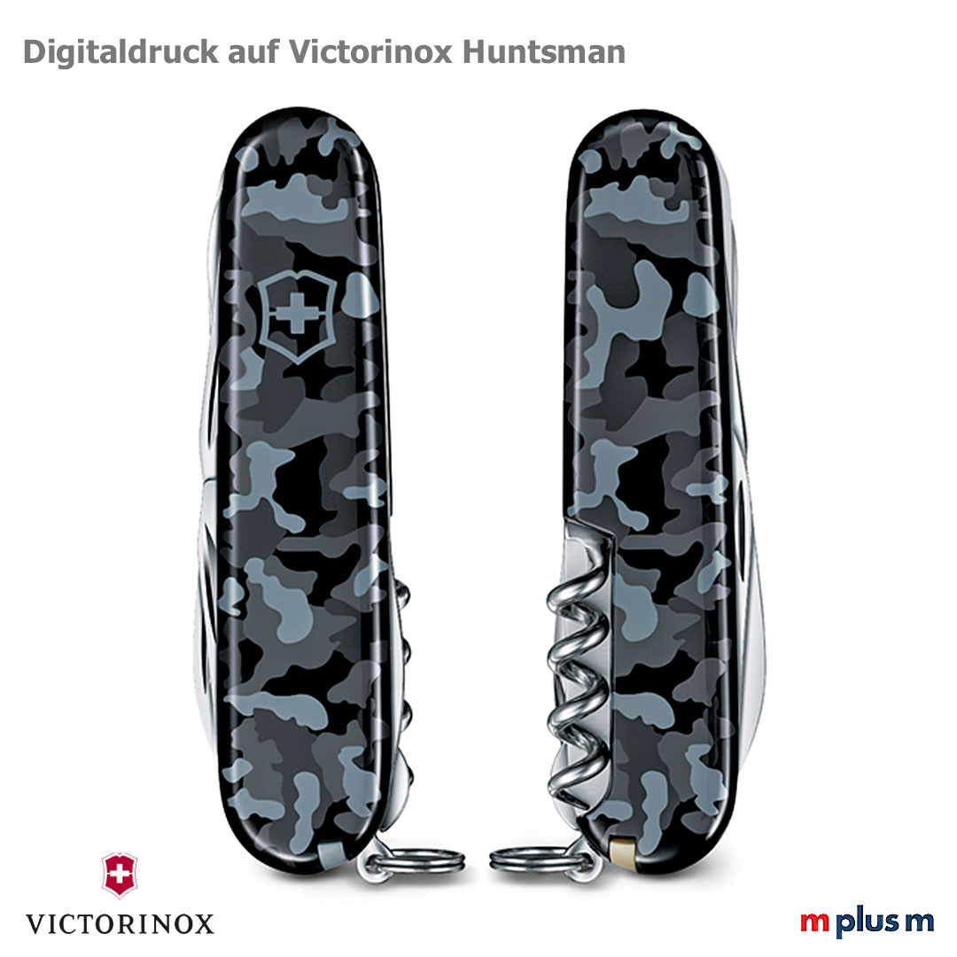 Sonderanfertigung mit Digitaldruck auf Victorinox Huntsman