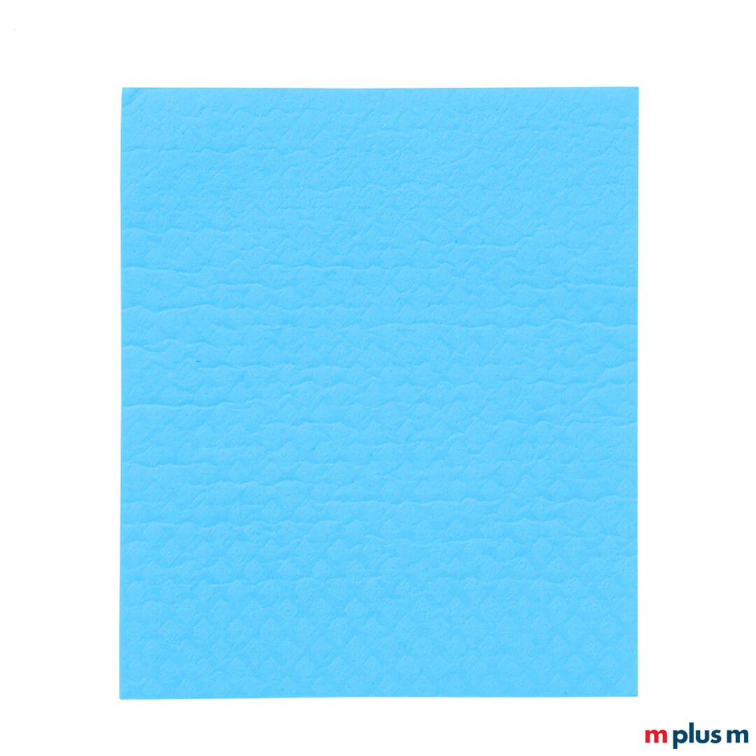 Wischtuch-blau-nachhaltig-bedrucken-mit-Motiv-Logo-als-nachhaltiges-Giveaway Blauer Abwaschlappen bedruckbar mit Logo Motiv. Waschbar bis 90°C