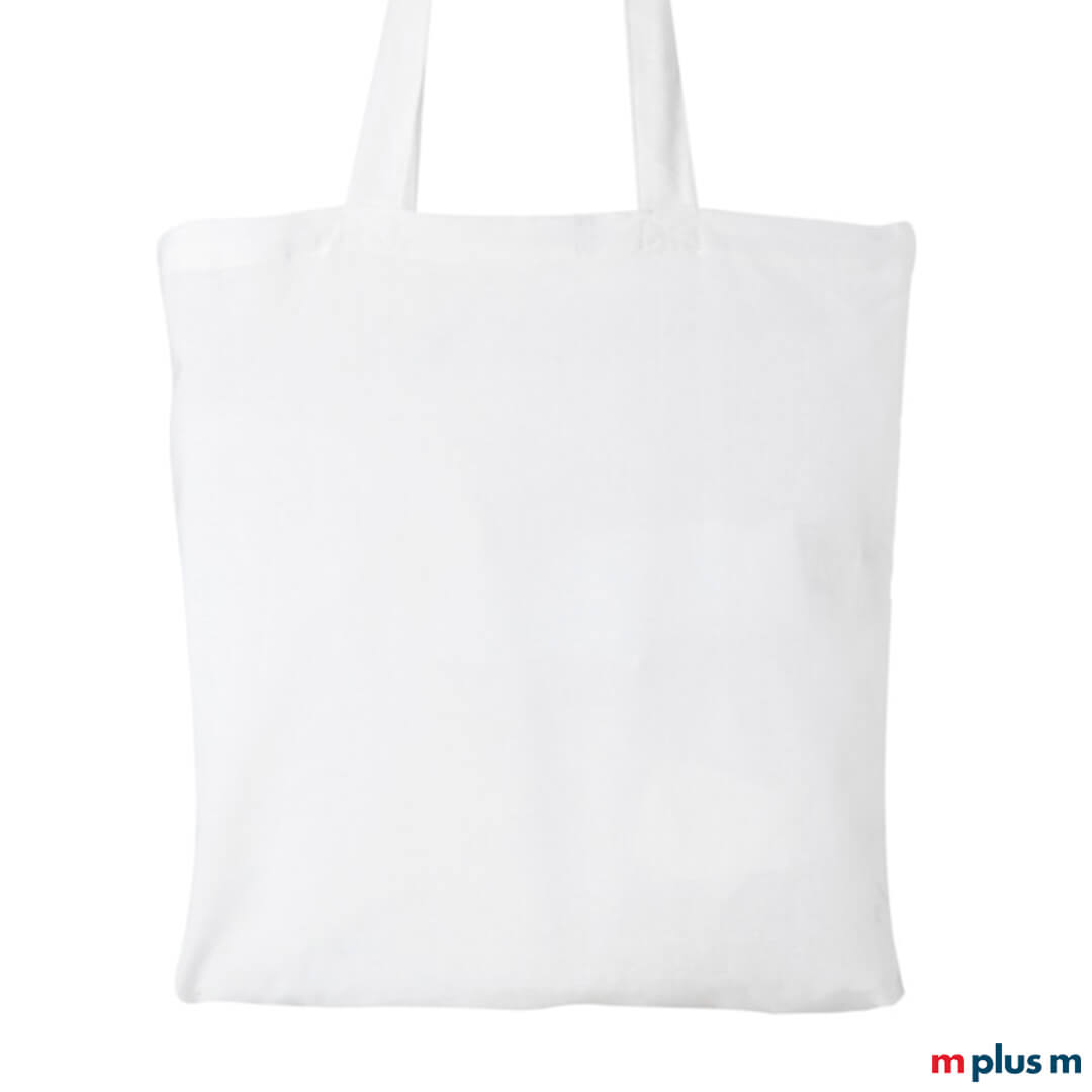 Weiße Stofftasche mit Ihrem Logo bedrucken Weiße Stofftasche mit Ihrem Logo bedrucken