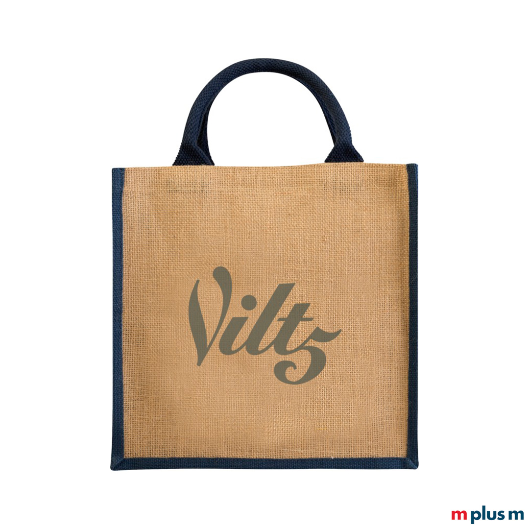 Nachhaltige Jute Einkaufstasche mit Logo bedrucken
