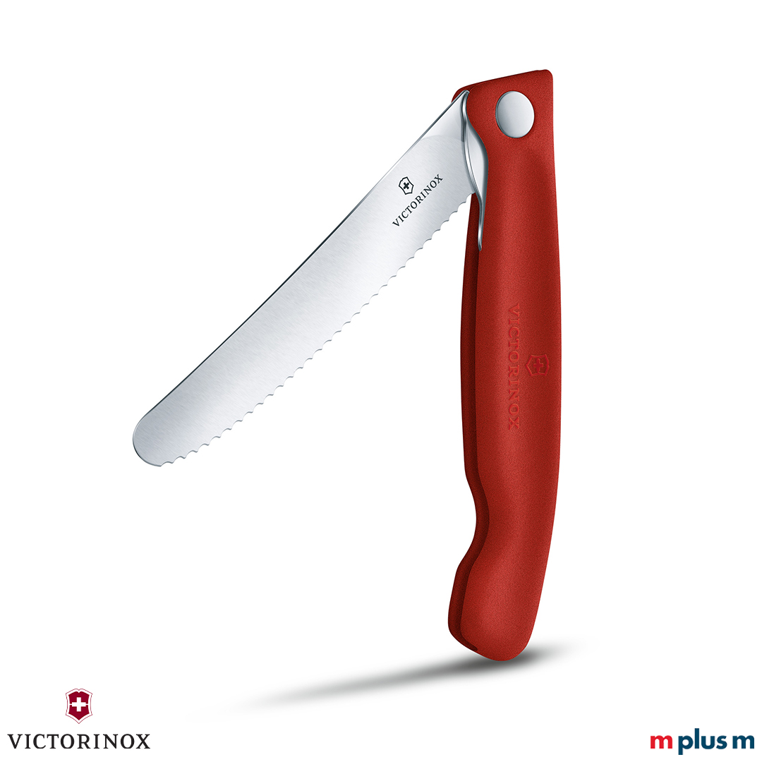 Victorinox Klapp Picknick Messer in Rot als Werbeartikel