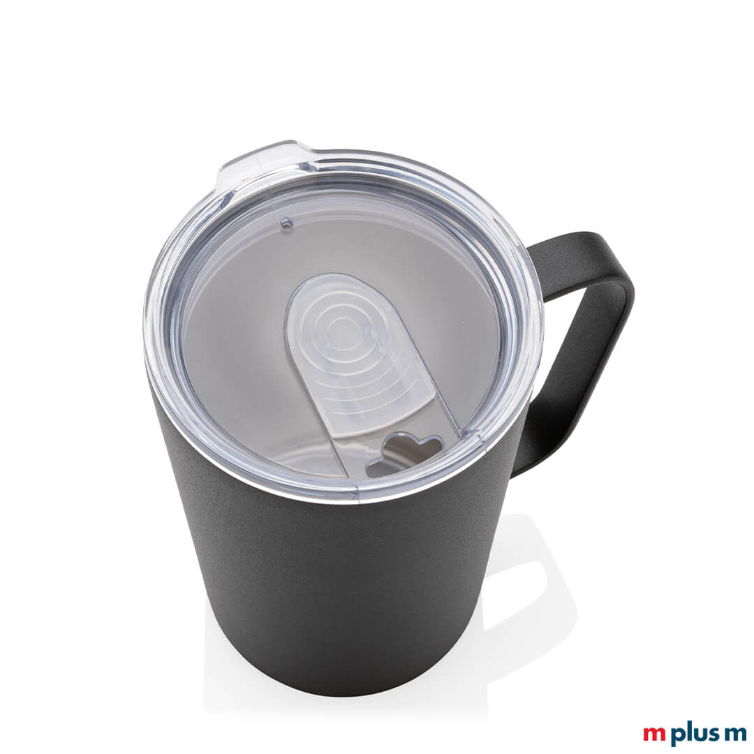 Graue Edelstahl Isoliertasse Jack