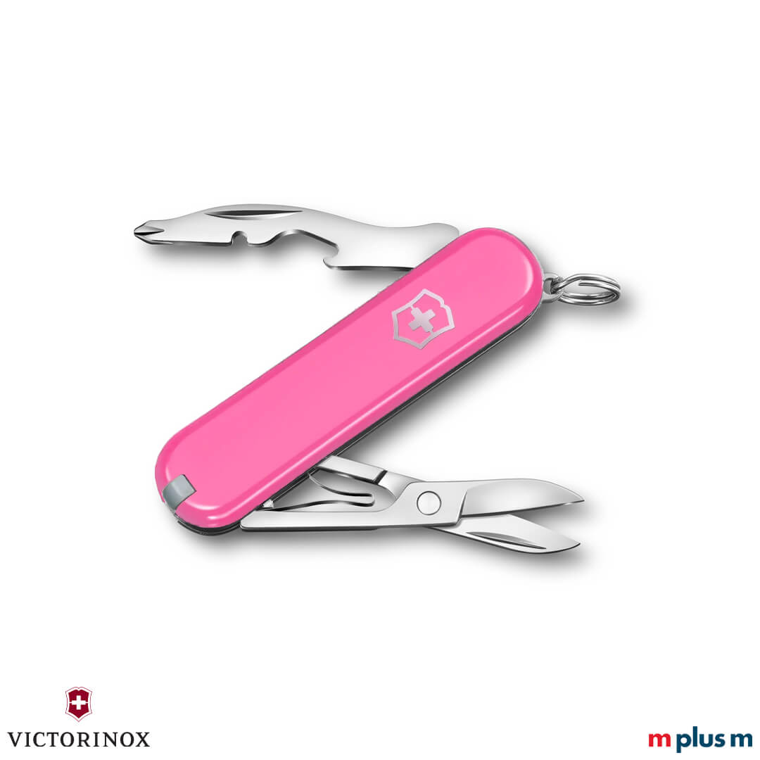 Victorinox Jetsetter in der Farbe Rosa ausgeklappt