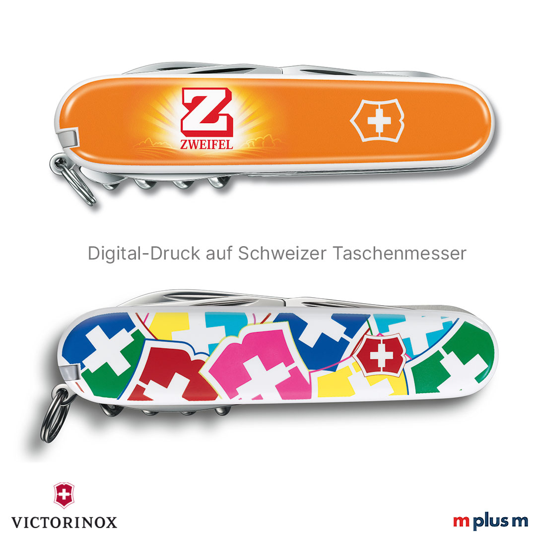 Werbeartikel Digital Druck auf Schweizer Taschenmesser