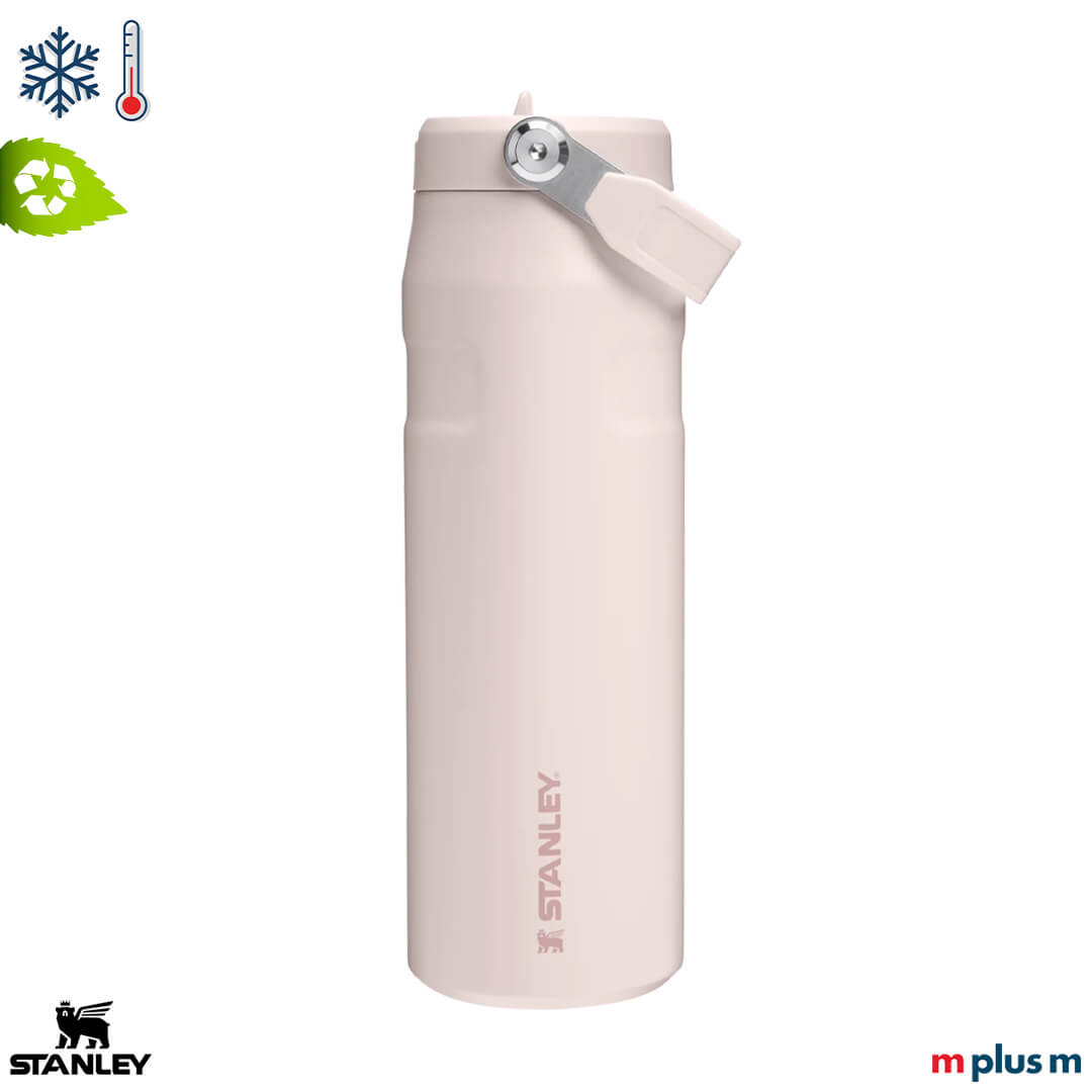 Stanley IceFlow™ Thermosflasche 700ml Rosa – hochwertig, recycelt, mit Logo bedruckbar