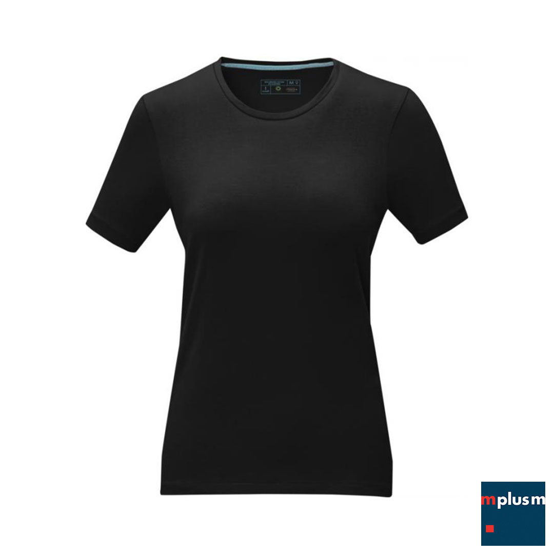Damen Bio T-Shirt in schwarz bedrucken. Ideal für Employer Branding