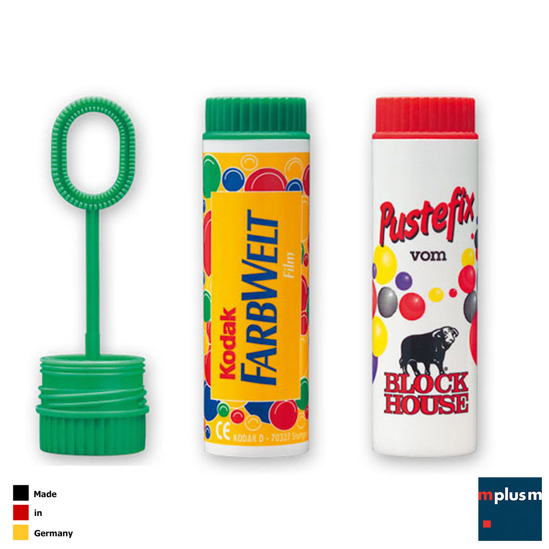 Pustefix Seifenblasen Made in Germany als Werbeartikel für Kinder