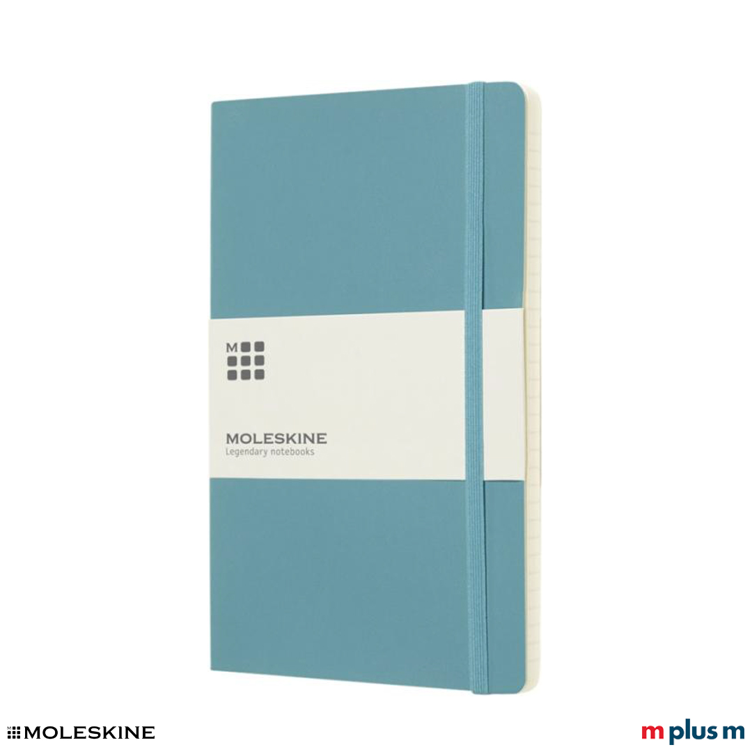 Moleskine Classic Softcover in der Farbe Hellblau/Riffblau