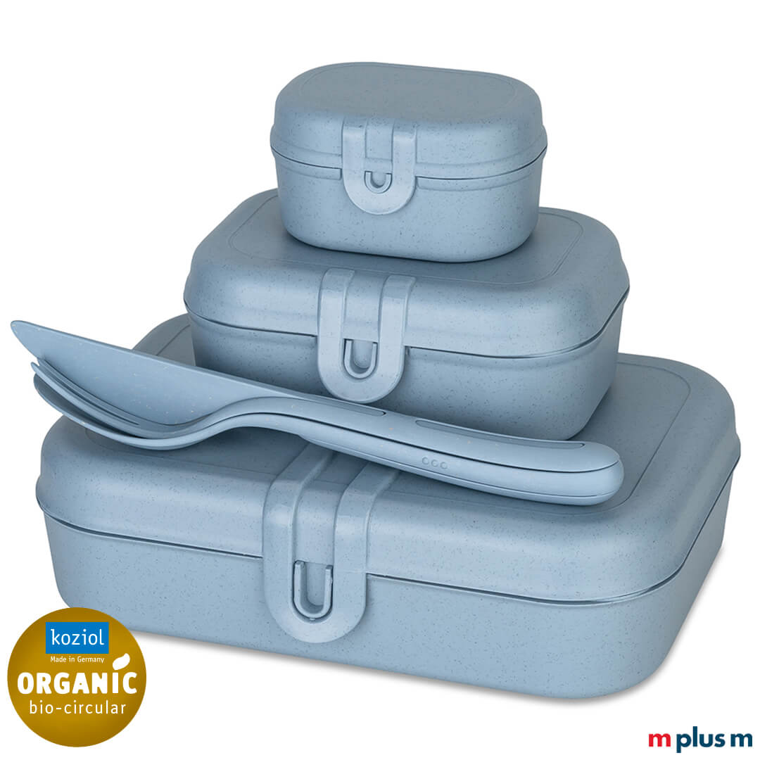 Koziol Pascal Ready Lunchbox Set in der Farbe Blau Koziol Pascal Ready Lunchbox Set in der Farbe Blau