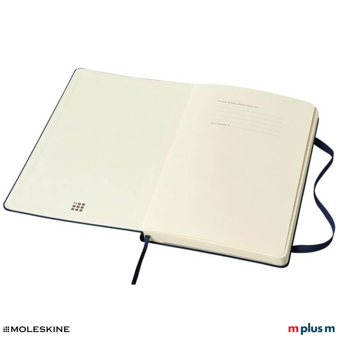 Moleskine Notizbuch Classic Harrdcover L aufgeklappt Moleskine Notizbuch Classic Harrdcover L aufgeklappt