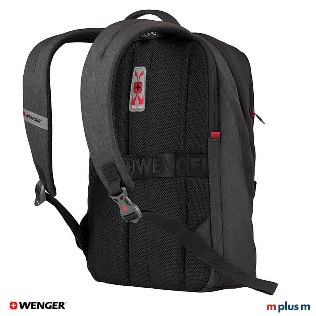 Wenger MX Light Laptop Rucksack Rückseite Wenger MX Light Laptop Rucksack als Mitarbeitergeschenk