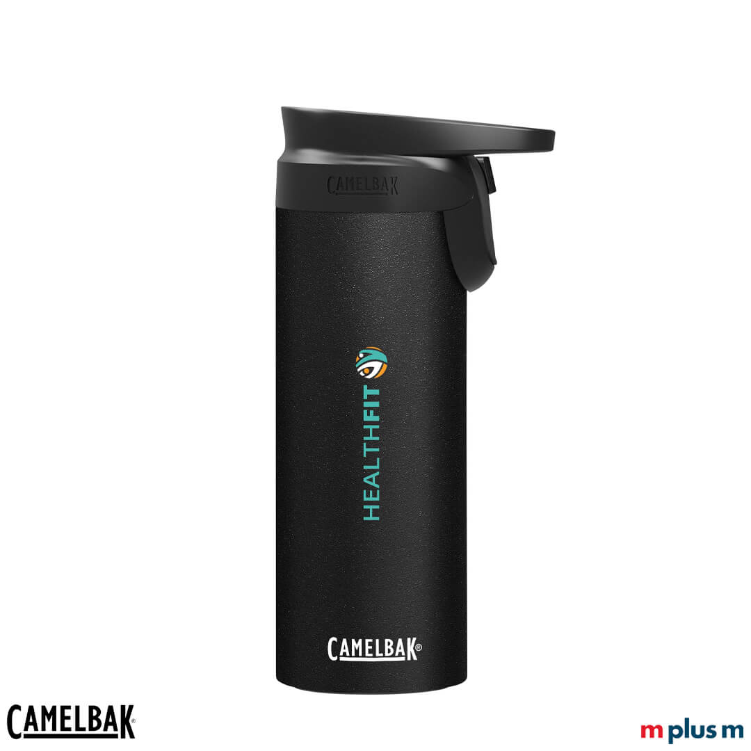 CamelBak Forge Flow 500ml Isoliertrinkflasche 0,5l mit Beispieldruck für Firmen Logo CamelBak Forge Flow 500ml Isoliertrinkflasche 0,5l mit Beispieldruck für Firmen Logo