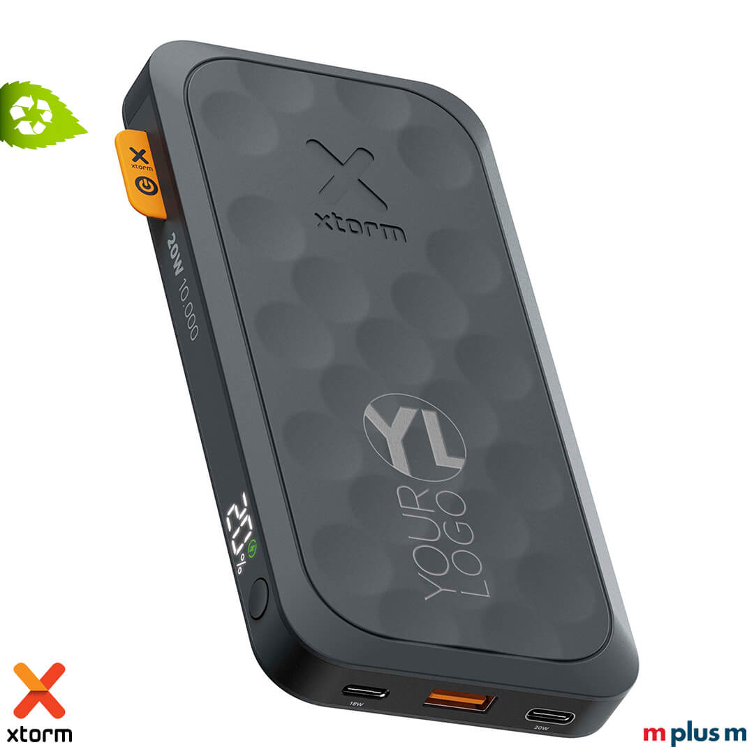 Kompakte FS510 Powerbank in Black Edition mit 20W USB-C PD, ideal für Reisen und leistungsstarkes mobiles Laden