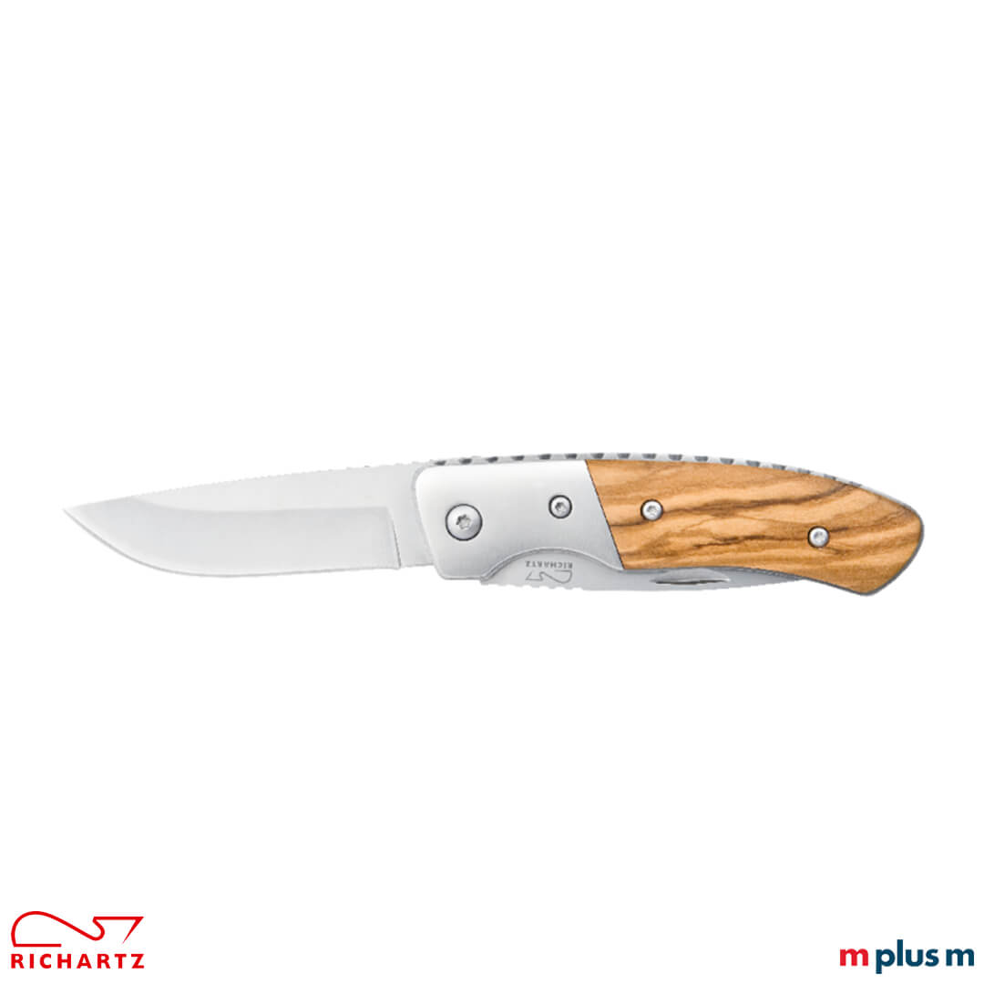 Richartz Leo Picknick Olive - Messer ausgeklappt vorne 'Leo Picknick Olive' Richartz Taschenmesser