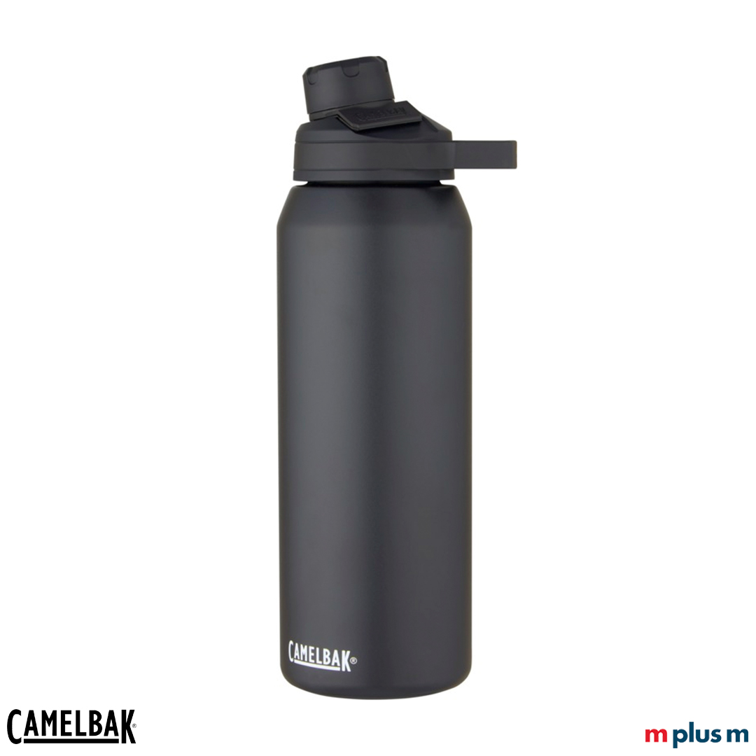 CamelBak Thermo Trinkflasche Chute Mag in schwarz mit Logo bedrucken