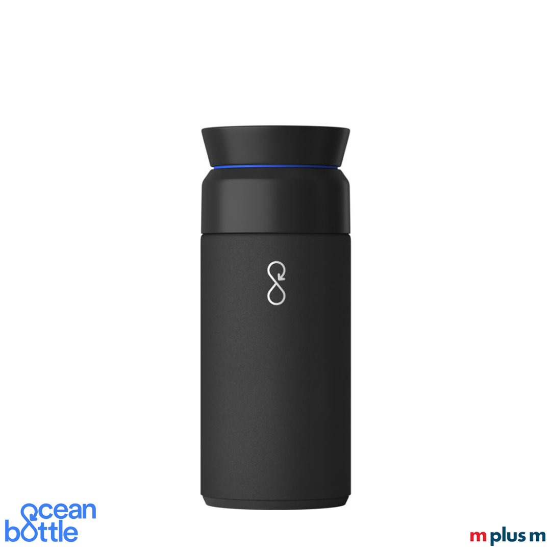 Ocean Bottle Brew Flask 350ml in der Farbe Schwarz/Obsidian Black