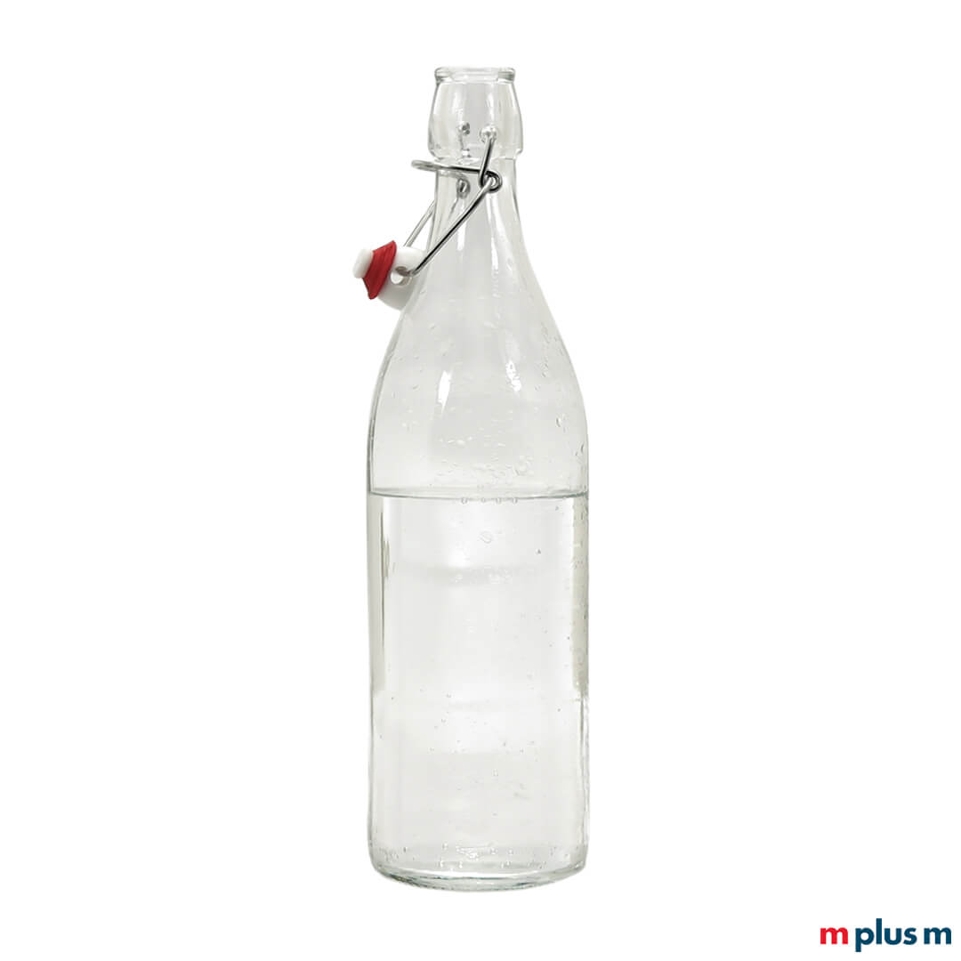 Bügelverschluß Glasflasche Ludwig 1,0 l aus Europa Bügelverschluß Glasflasche Ludwig 1,0 l aus Europa