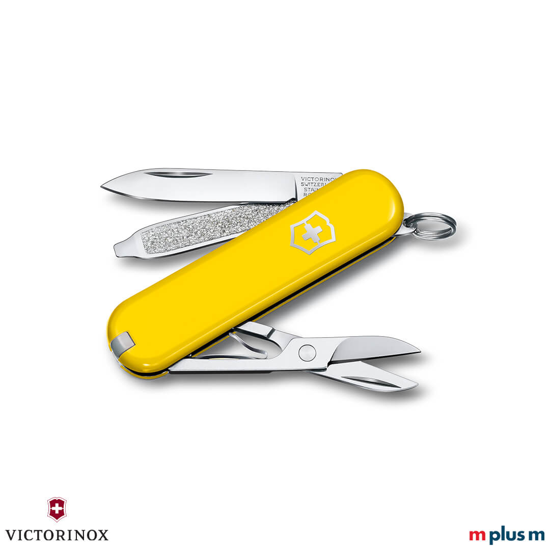 Kleines Schweizer Taschenmesser 'Classic SD Colors' in Gelb als Werbeartikel Kleines Schweizer Taschenmesser 'Classic SD Colors' in Gelb als Werbeartikel