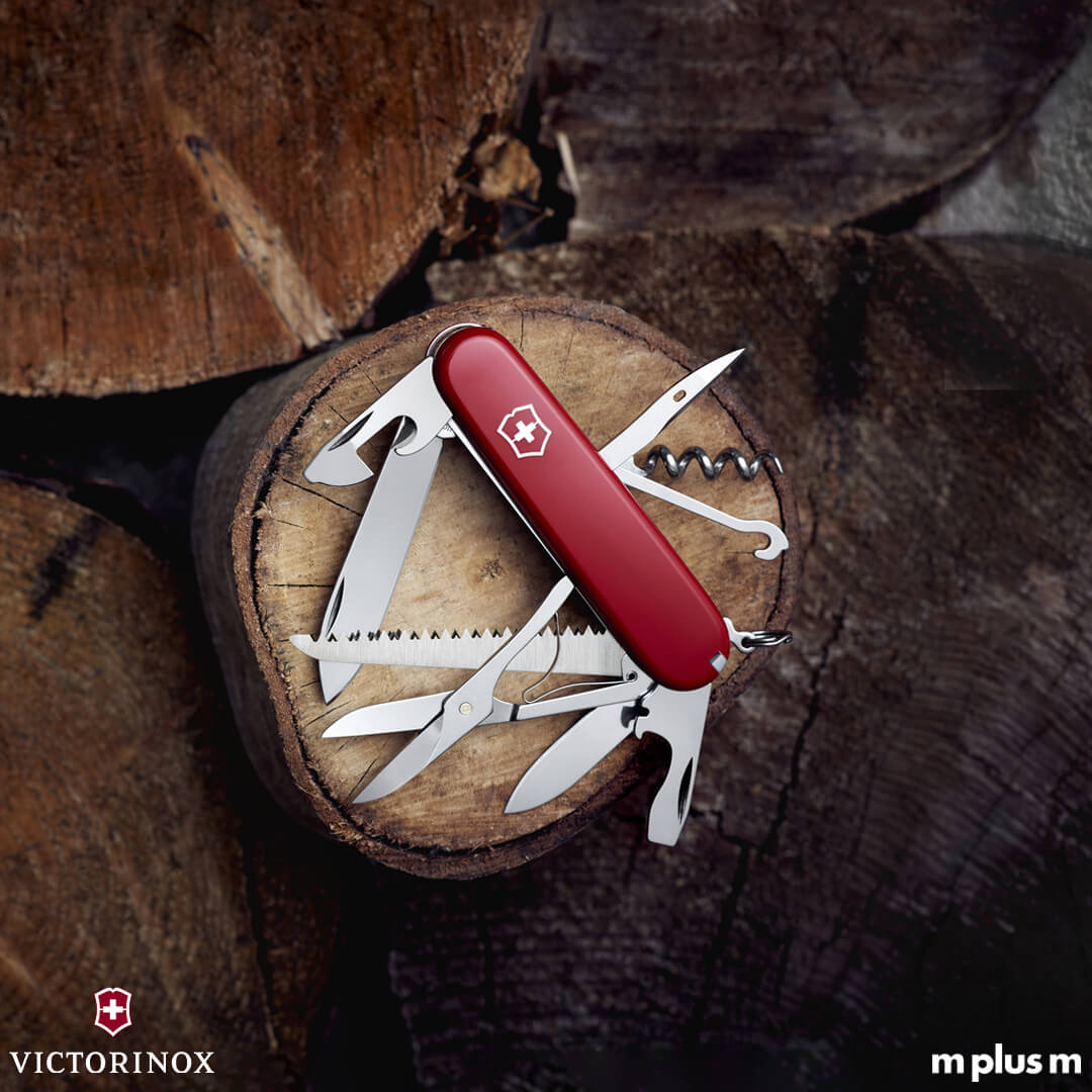 Schweizer Taschenmesser mit vielen Funtionen: Huntsman als Werbegeschenk