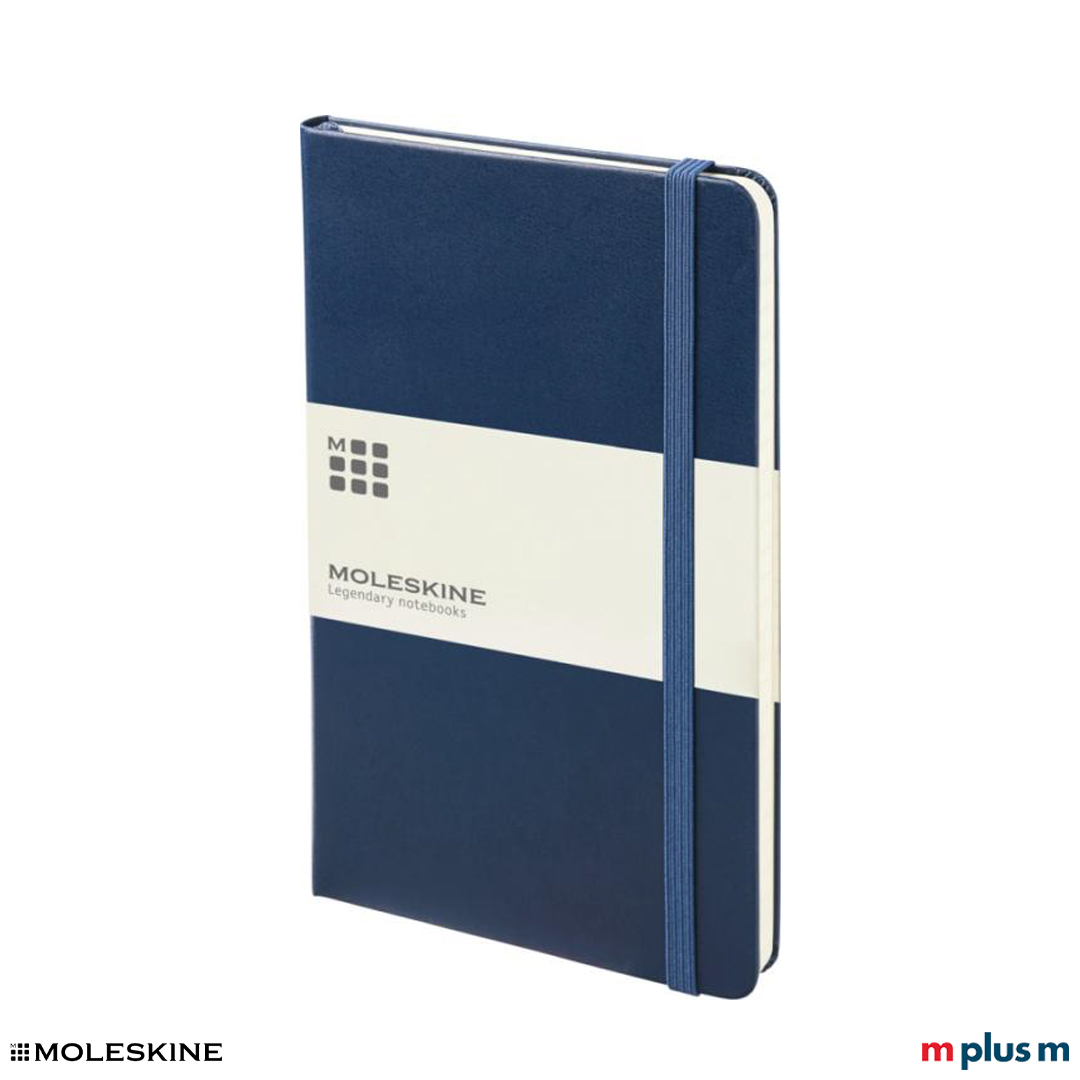 Moleskine Notizbuch Classic Harrdcover L in der Farbe Blau/Saphir