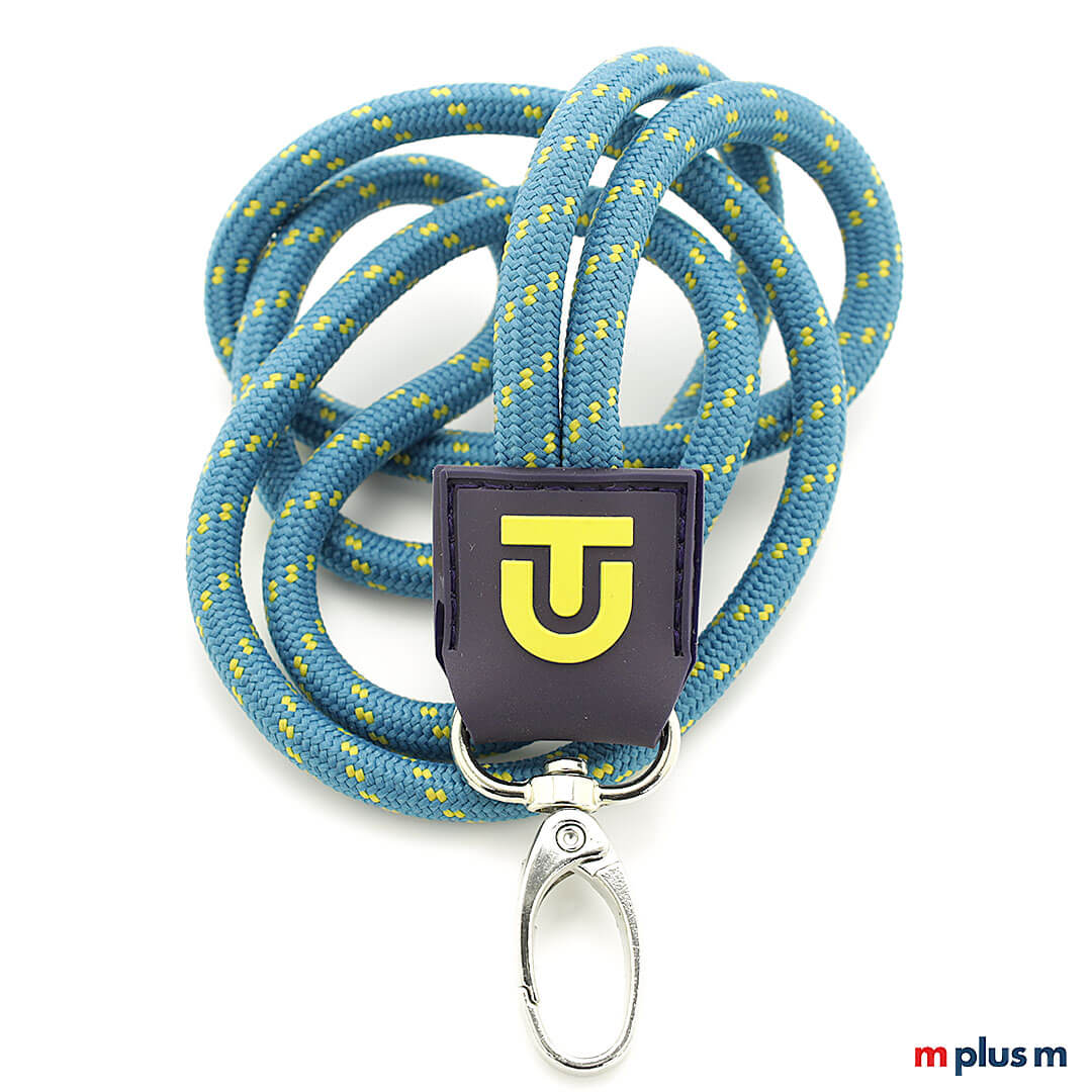 Nautic Rubber Lanyard als individueller Werbeartikel Individuelles Kordel Schlüsselband Nautic Rubber als Werbeartikel