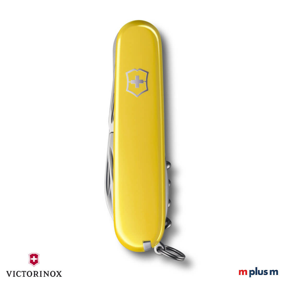 Gelbe Cellidor Schalen Victorinox SAK Werbeartikel Taschenmesser Neue Farbe Gelb für Schweizer Victorinox Taschenmesser als Werbeartikel