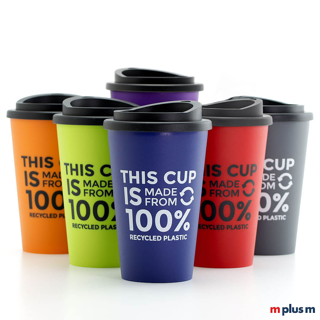 Green Coffee Shop Thermobecher Farben Die Farben des Green Coffee Shop Coffee To Go Becher aus 100% Recycling PP