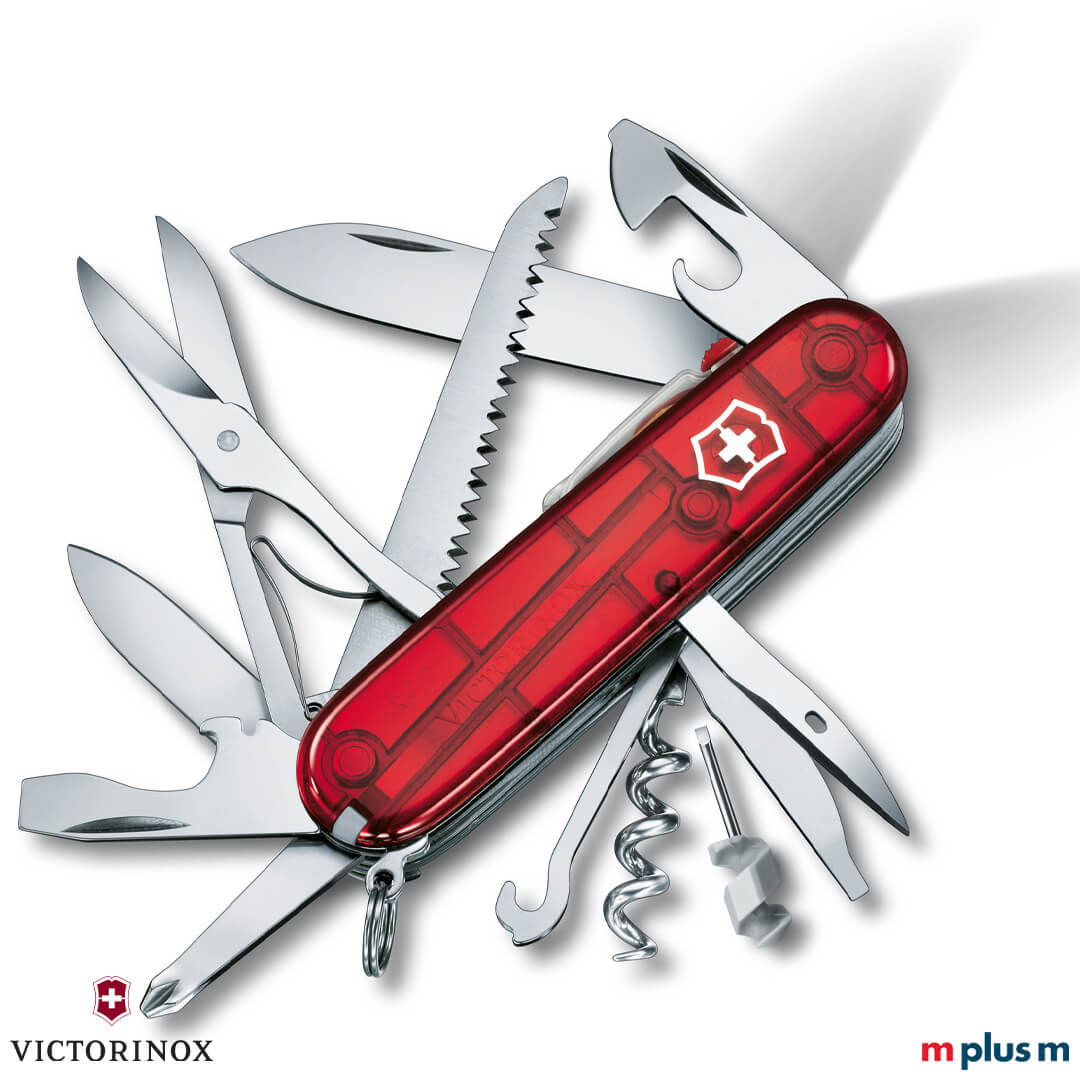 Victorinox Huntsman Lite mit Taschenlampe Victorinox Huntsman Lite Taschenmesser als Werbeartikel mit Logo bedrucken