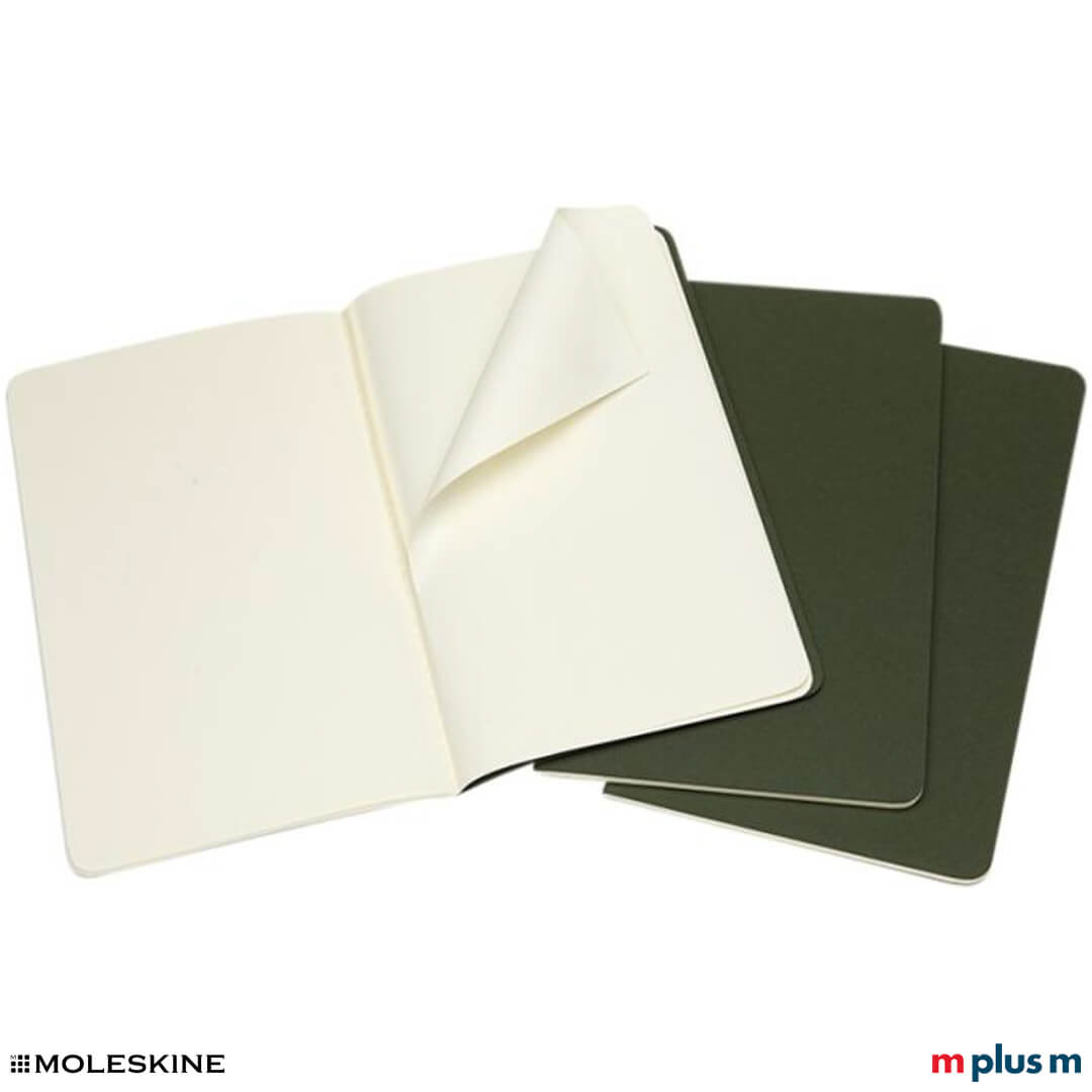 Moleskine Notizbuch Cahier Journal L aufgeklappt