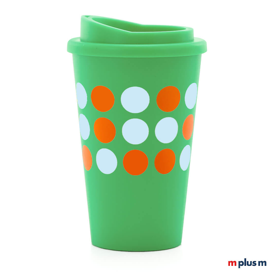 Nachhaltiger-Thermobecher-Coffee-Shop-SD-2c-bedrucken Nachhaltiger Coffee To Go Kaffeebecher. Grün, Mehrweg, aus Europa, 100% recyclebar und mit dichtem Schraubdeckel.