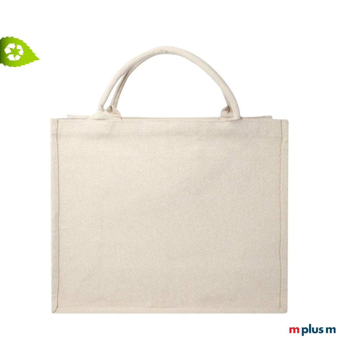 Nachhaltige Stofftasche 'Ella' aus recycelten Materialien in Farbe Natur Nachhaltige Stofftasche 'Ella' aus recycelten Materialien in Farbe Natur