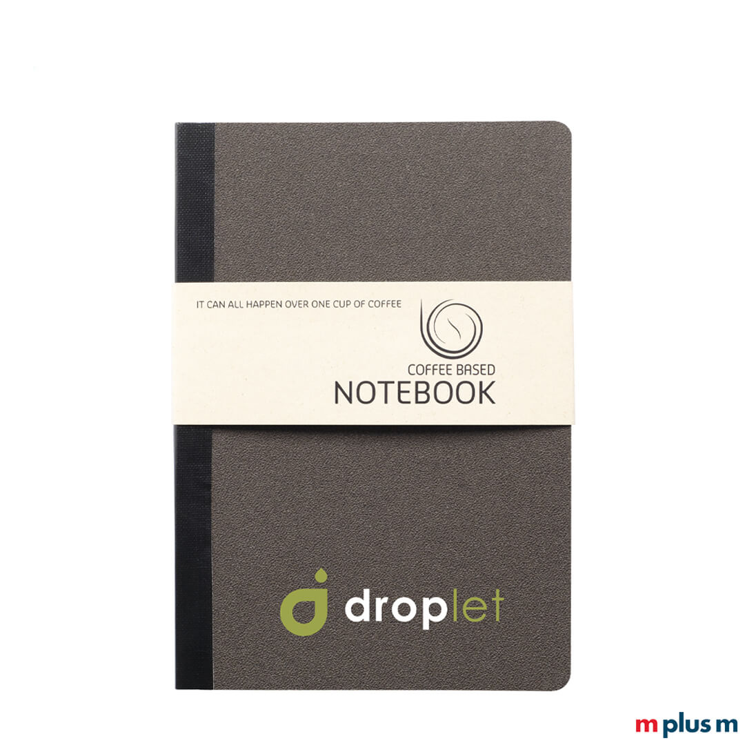 Notebook-nachhaltig-bedrucken-mit-Motiv-Logo-als-Werbeartikel Coffee Notizbuch nachhaltig bedrucken mit Logo als Werbegeschenk