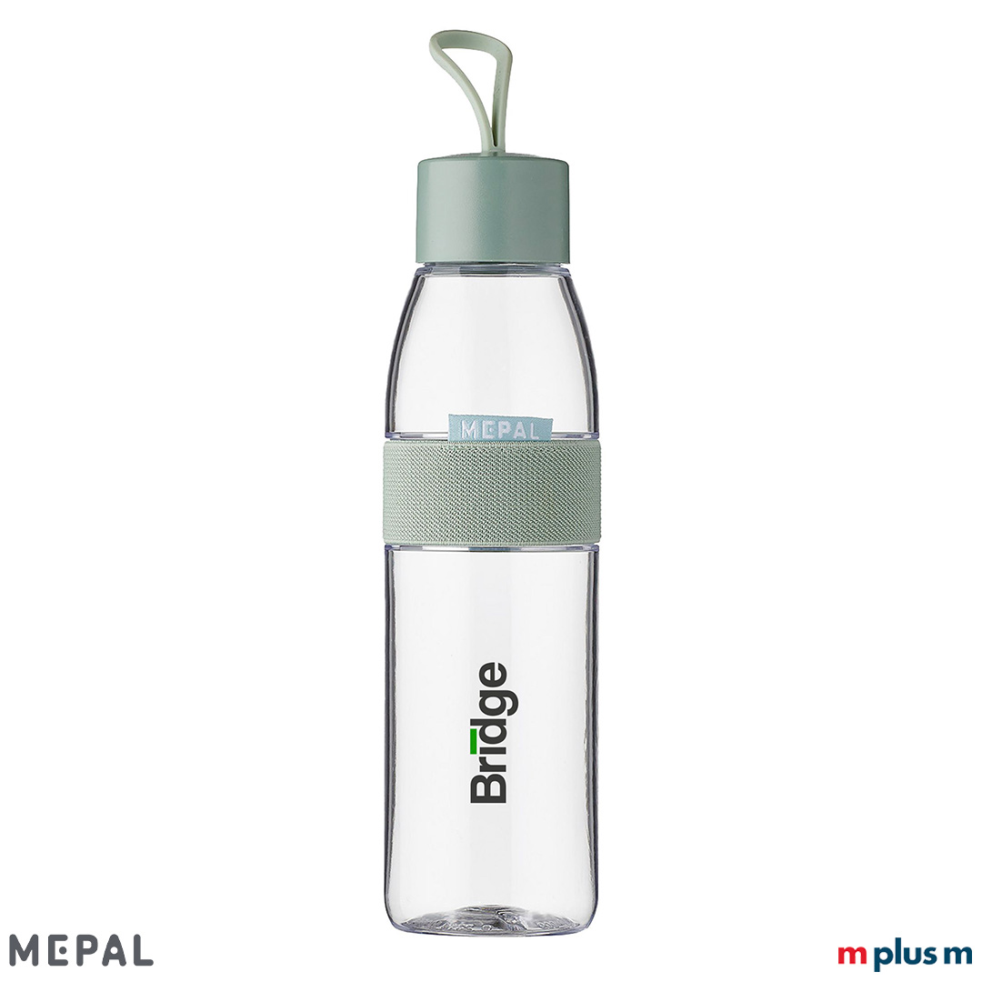 Transparente Mepal Ellipse Flasche bedrucken