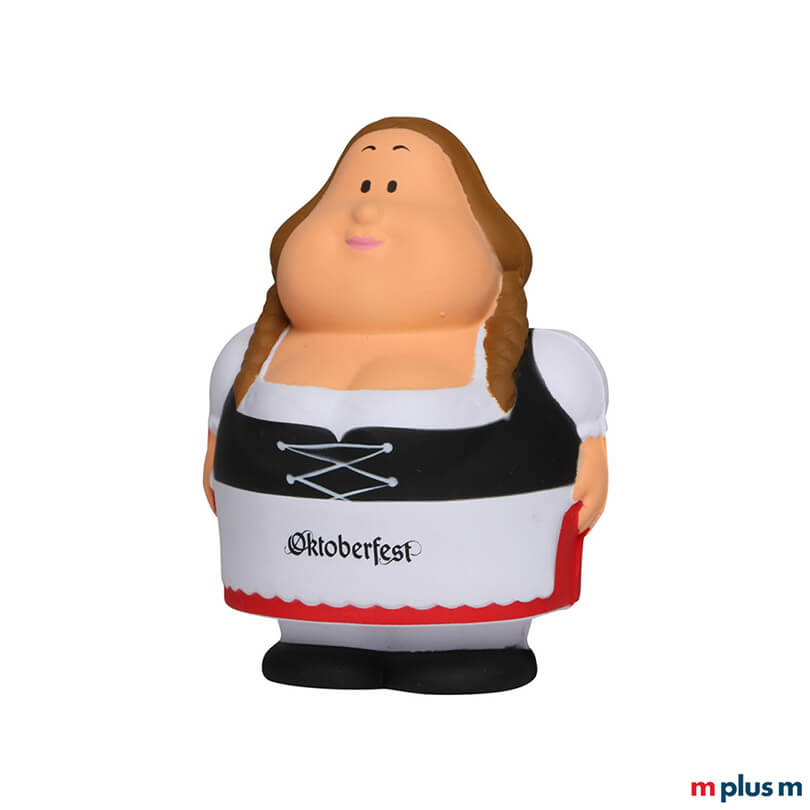 Oktoberfest Berta „Bayerin" Antistress Figur