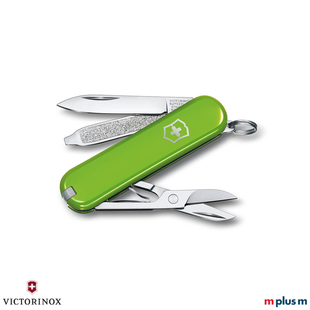Kleines Schweizer Taschenmesser 'Classic SD Colors' in Hellgrün als Werbeartikel Kleines Schweizer Taschenmesser 'Classic SD Colors' in Hellgrün als Werbeartikel