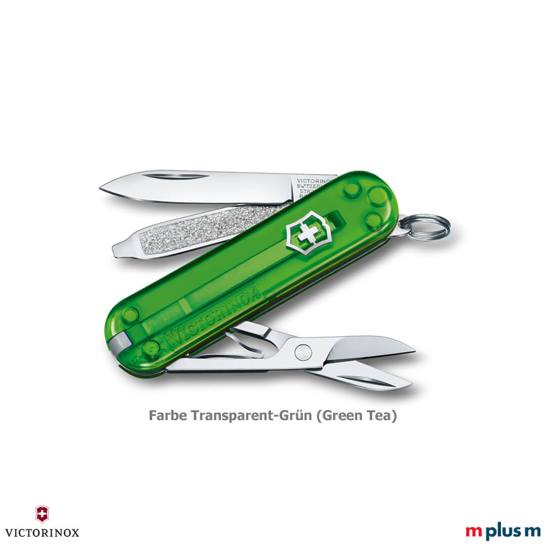 Victorinox Classic SD Colors Transparent in der Farbe Grün 'Classic SD Colors Transparent' Victorinox Taschenmesser
