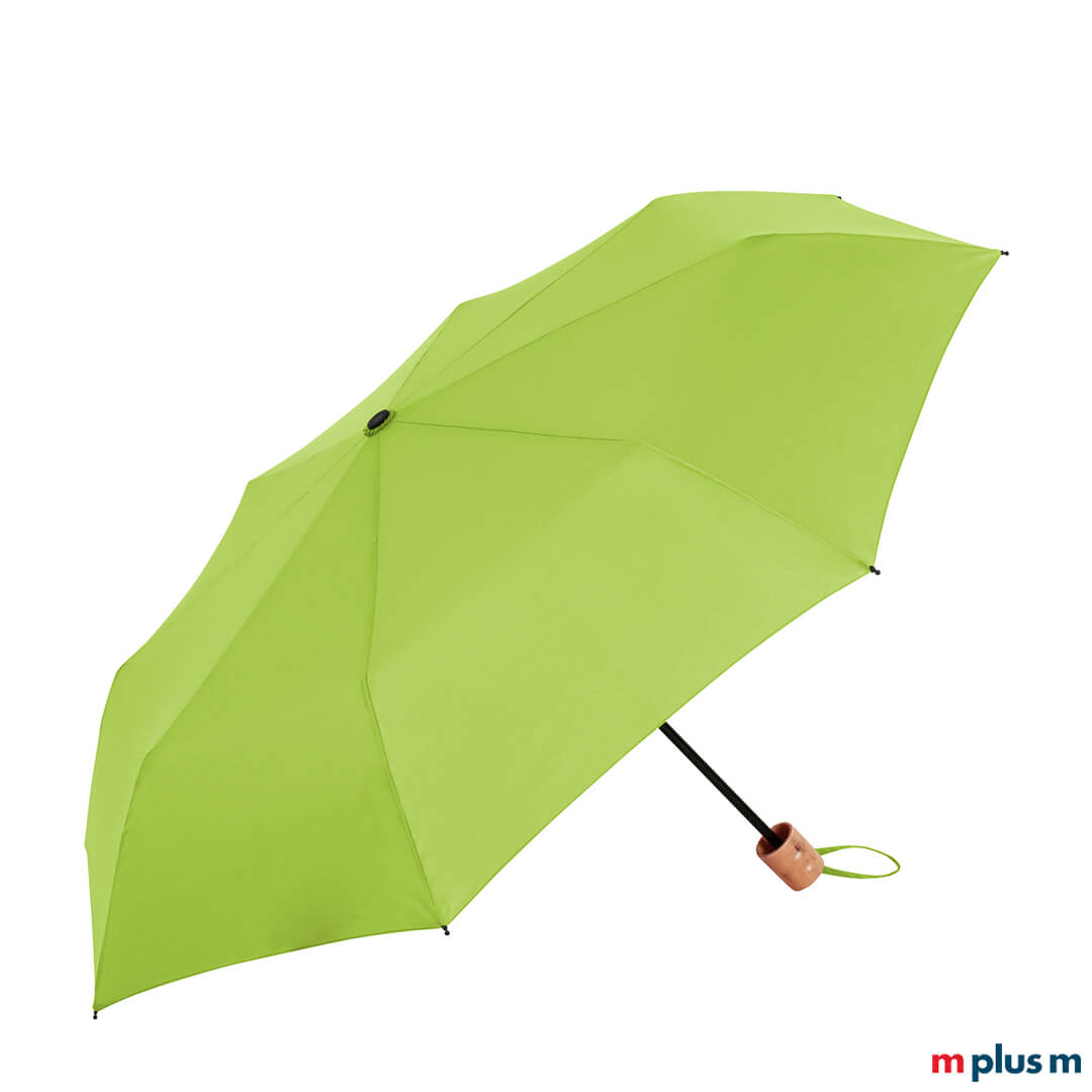 Fare Bergen Ökobrella Taschenschirm in der Farbe Lime/Grün Fare Bergen Ökobrella Taschenschirm in der Farbe Lime/Grün
