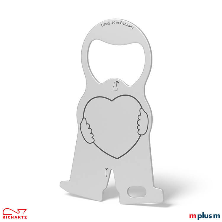 karl heart Einkaufswagenlöser von Richartz Schöne und preiswert: Der Metall Einkaufswagenlöser karl heart als Werbeartikel