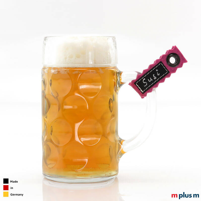 Maßkrugband Schlüsselanhänger 2 Oktoberfest Goodie Maßkrug Markierer Schlüsselanhänger aus Deutschland