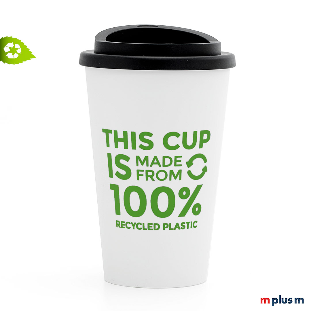 'Green Coffee Shop' Recycling Thermobecher